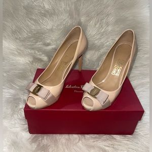 Salvatore Ferragamo nude heels